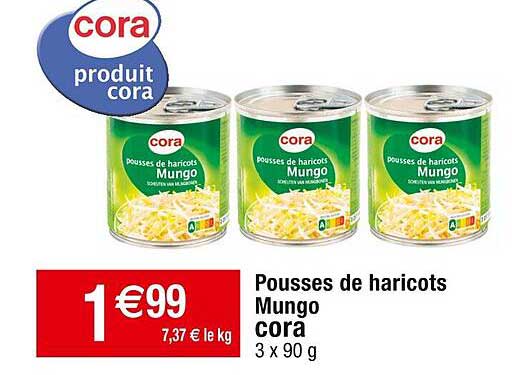 Pousses De Haricots Mungo Cora
