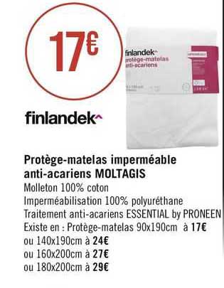 protège-matelas imperméable anti-acariens moltagis