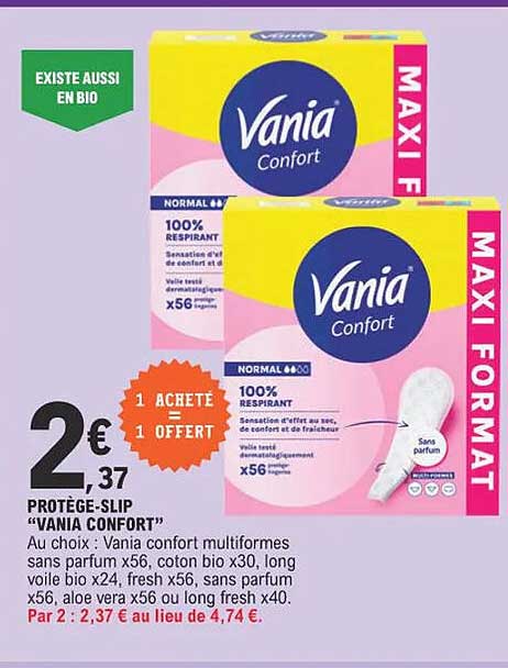 protège-slip "vania confort"