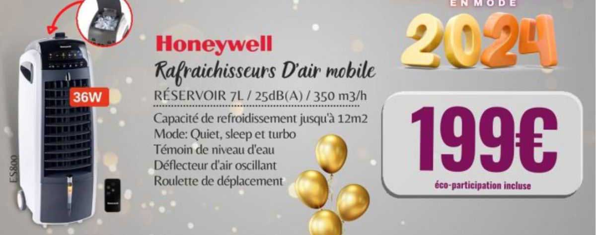 rafraichisseurs d'air mobile honeywell