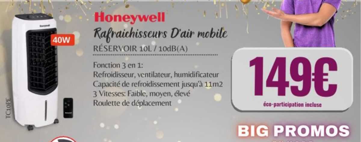 rafraichisseurs d'air mobile honeywell