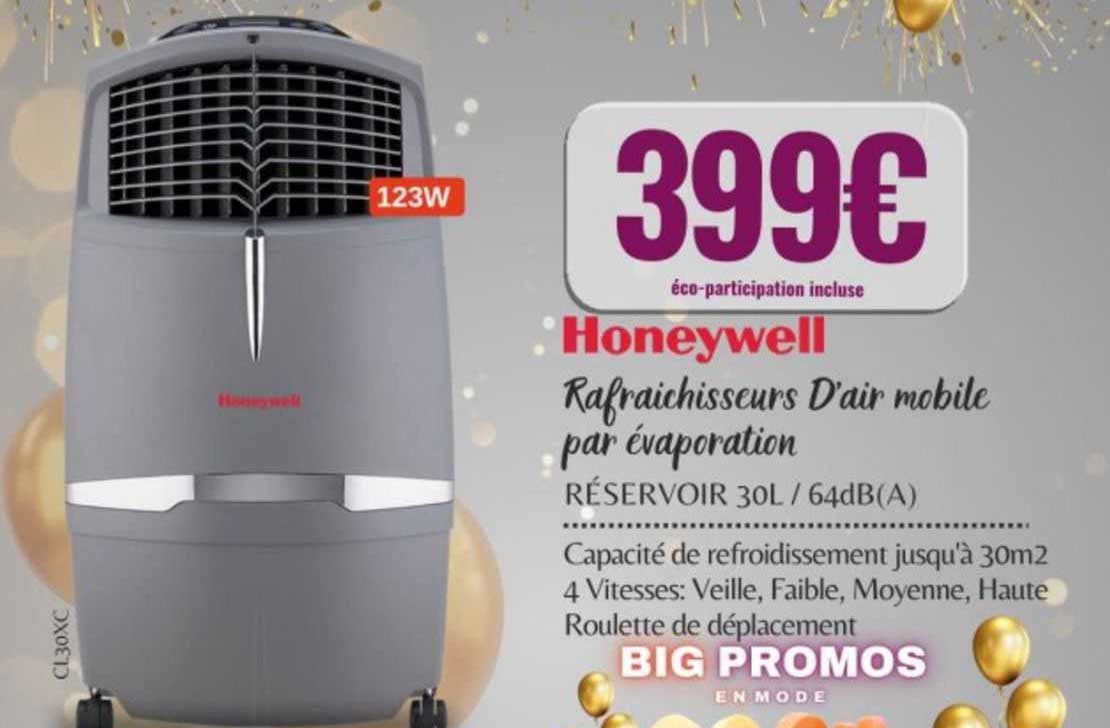 rafraichisseurs d'air mobile par évaporation honeywell