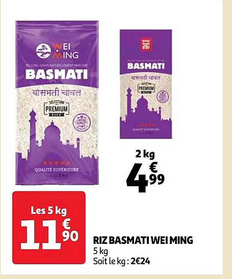 riz basmati wei ming