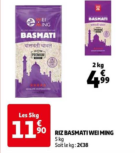 riz basmati wei ming