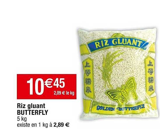 riz gluant butterfly