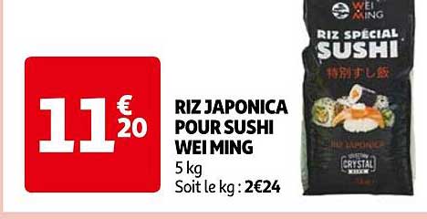 riz japonica pour sushi wei ming