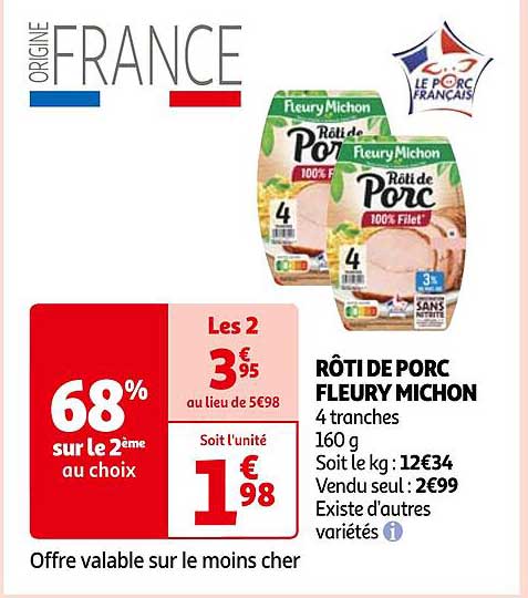 rôti de porc fleury michon
