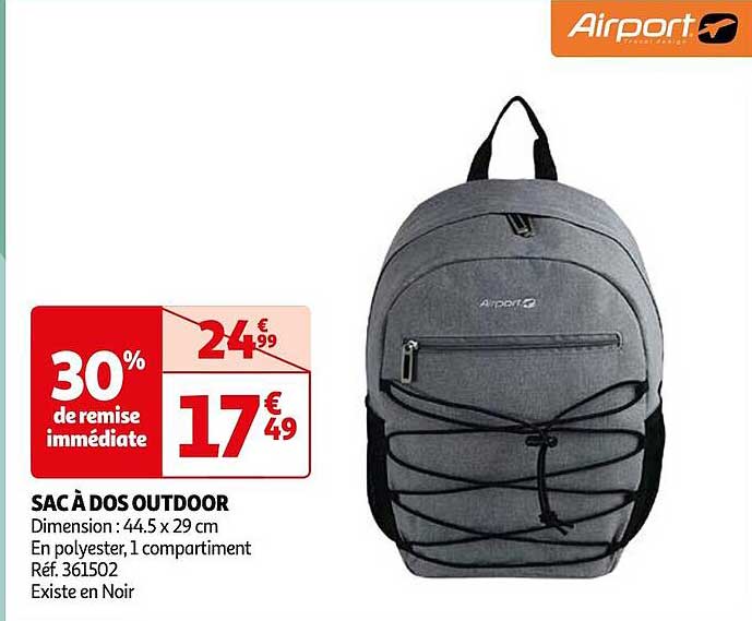 sac à dos outdoor airport