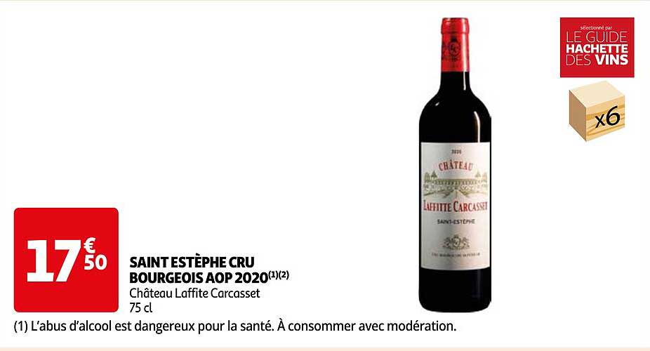 saint estèphe cru bourgeois aop 2020 château laffite carcasset