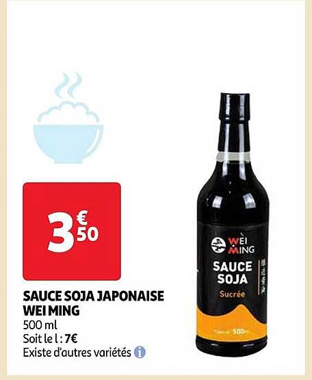 sauce soja japonaise wei ming
