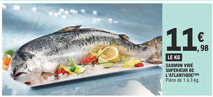 saumon vidé supérieur de l'atlantique