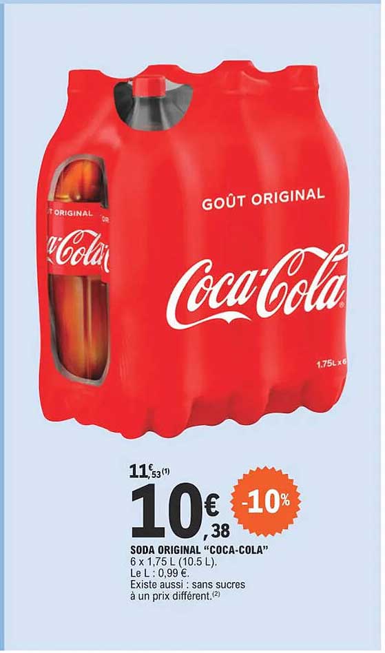soda original "coca-cola"