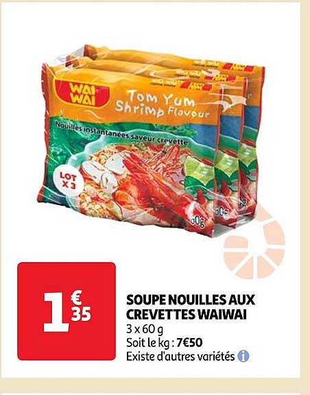 Soupe Nouilles Aux Crevettes Waiwai