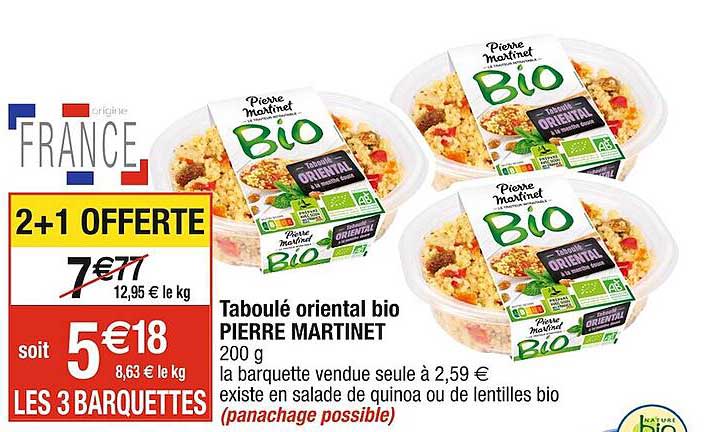 Taboulé Oriental Bio Pierre Martinet