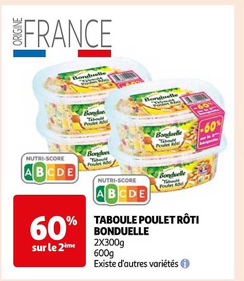 Taboulé Poulet Rôti Bonduelle