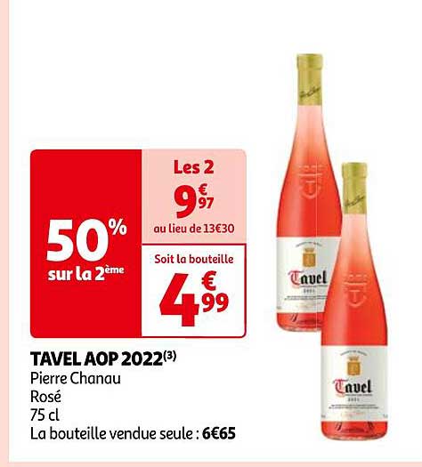 tavel aop 2022 pierre chanau rosé