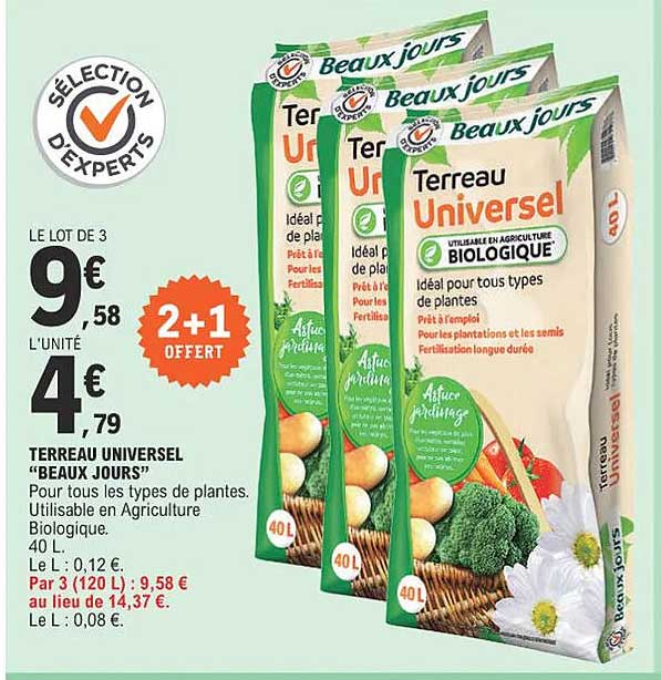 terreau universel "beaux jours"
