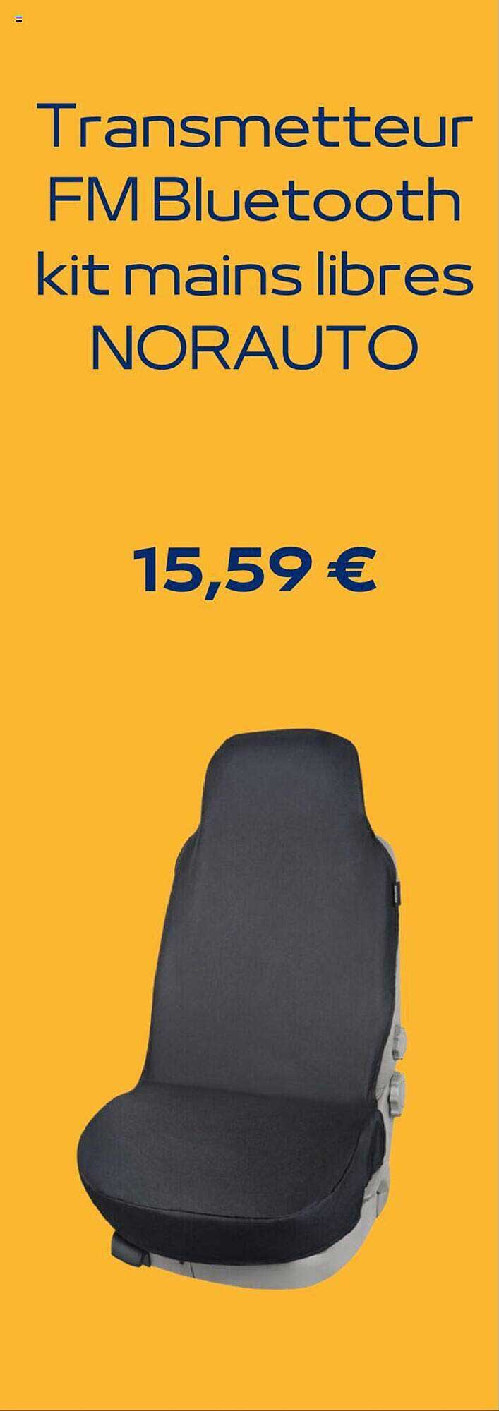 transmetteur fm bluetooth kit mains libres norauto