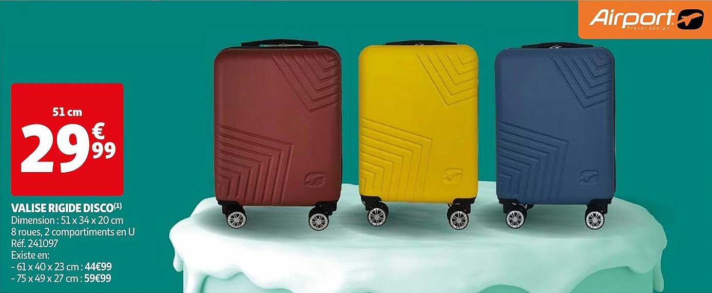 valise rigide disco