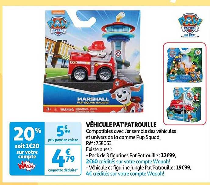 véhicule pat'patrouille paw patrol