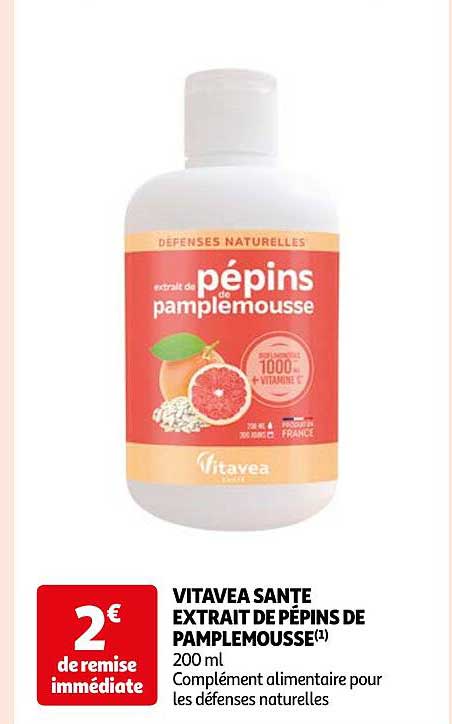 vitavea sante extrait de pépins de pamplemousse