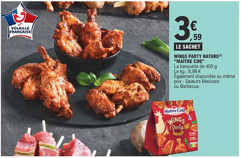 wings party nature "maître coq"