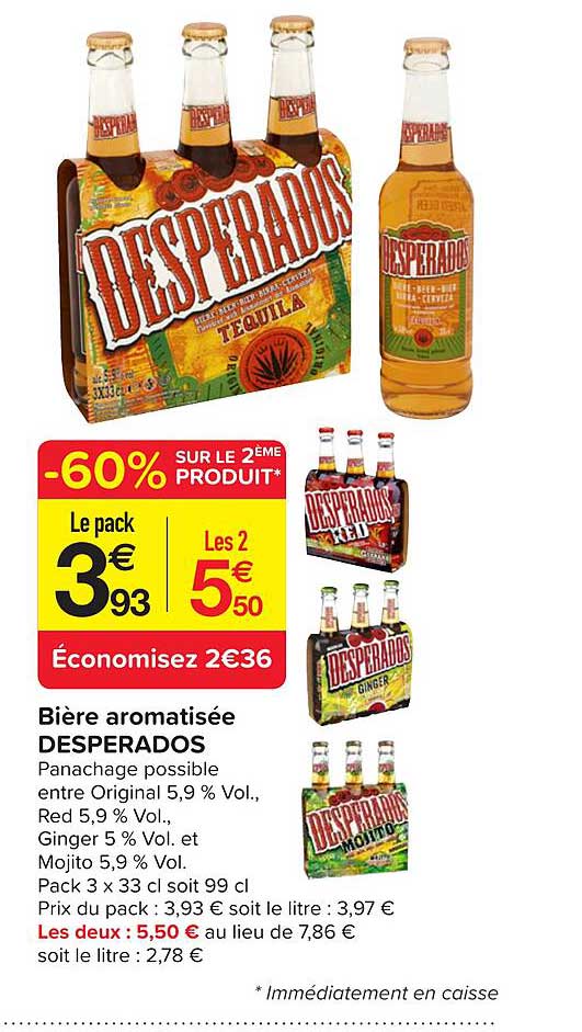 Bière Aromatisée Desperados