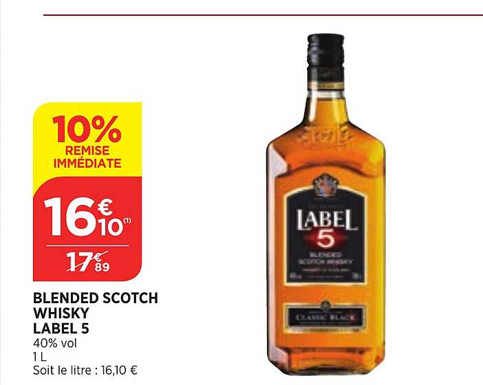 Blended Scotch Whisky Label 5