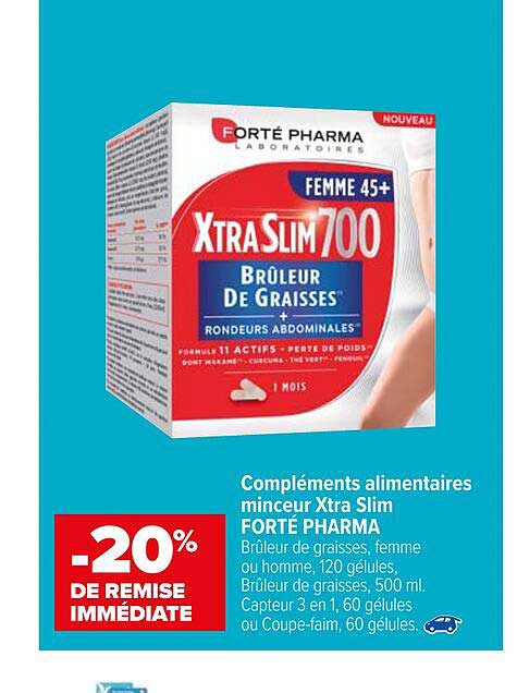 compléments alimentaires minceur xtra slim forté pharma