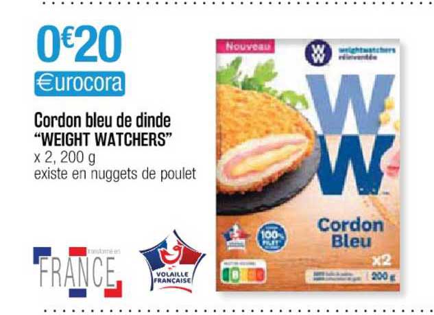 cordon bleu de dinde "weight watchers"