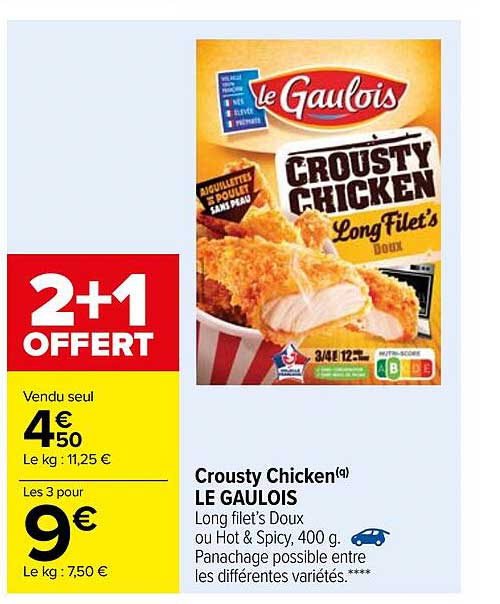 Crousty Chicken Le Gaulois