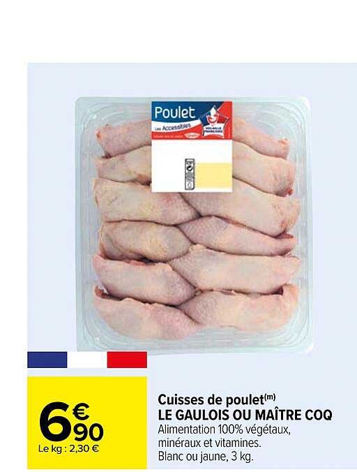 cuisses de poulet le gaulois ou maître coq