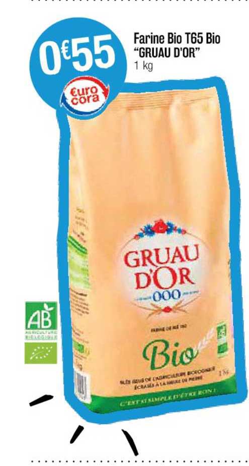 farine bio t65 bio "gruau d'or"