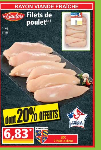 Filets De Poulet Le Gaulois