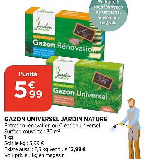 Gazon Universel Jardin Nature