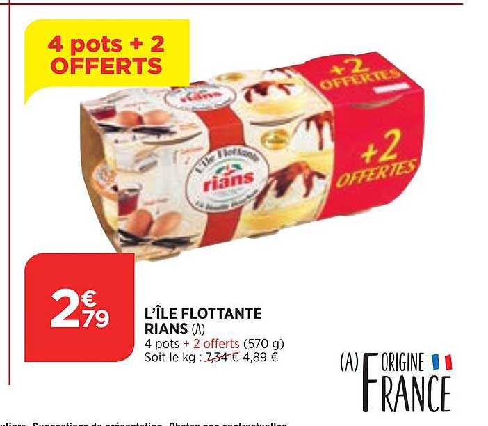 l'île flottante rians