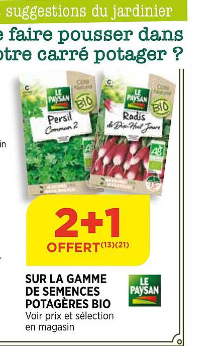 la gamme de semences potagères bio le paysan