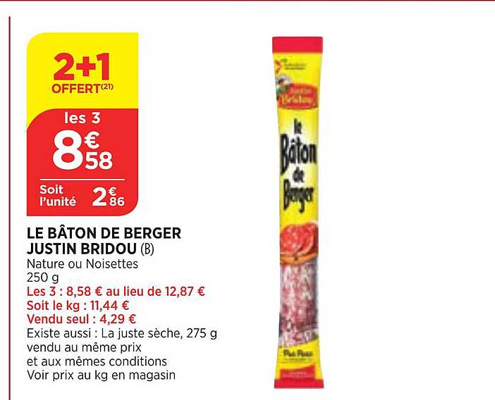 le bâton de berger justin bridou