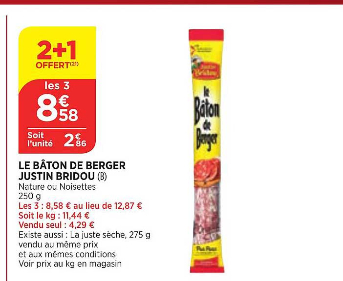 le bâton de berger justin bridou