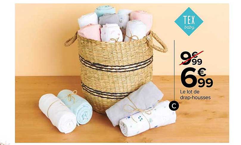 le lot de drap-housse