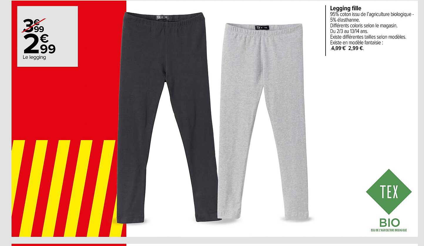 Legging Fille Tex