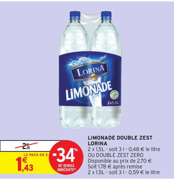 limonade double zest lorina