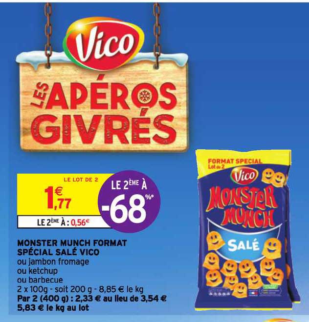 monster munch format spécial salé vico