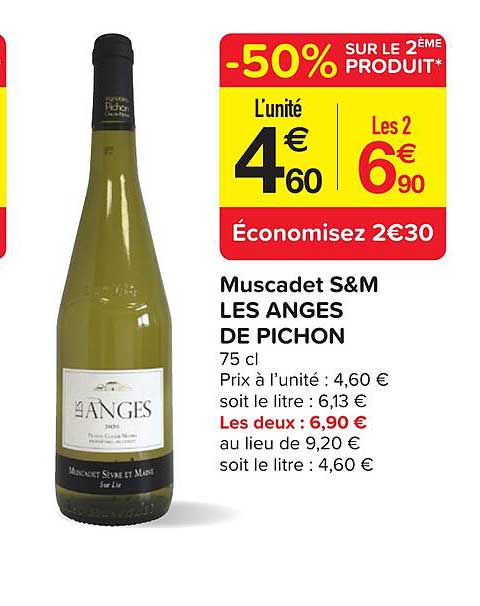 muscadet s&m les anges de pichon