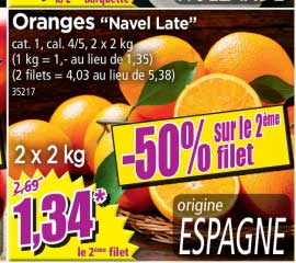 oranges "navel late"