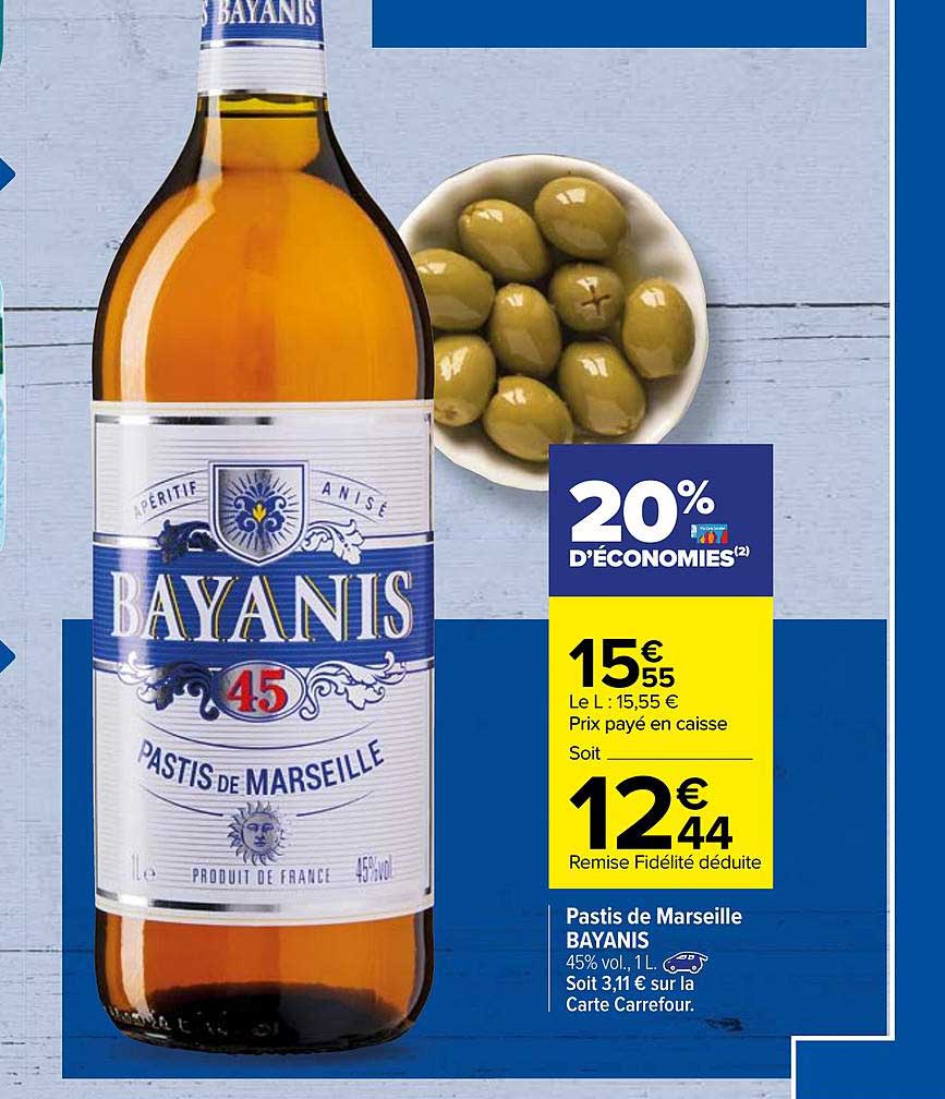 Pastis De Marseille Bayanis