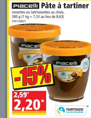 Pâte à Tartiner Piacelli