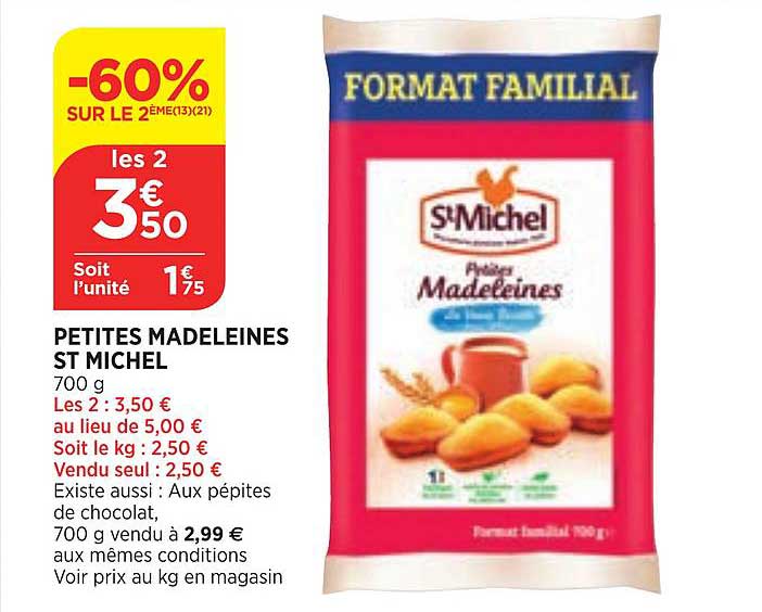 petites madeleines st michel