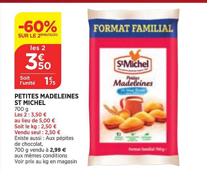petites madeleines st michel