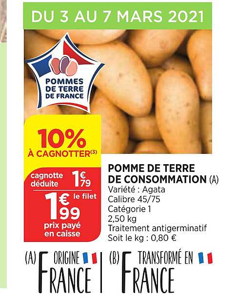 Pomme De Terre De Consommation